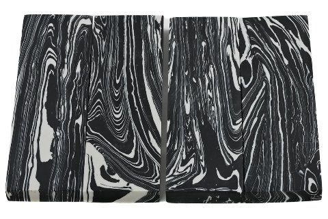 Rekonstruierter Marmor Black-White Thumbnail