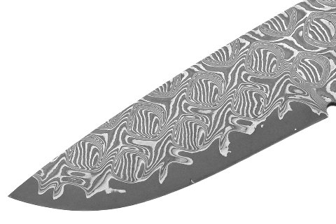 Core damascus - pyramids (12Cr16V) Thumbnail